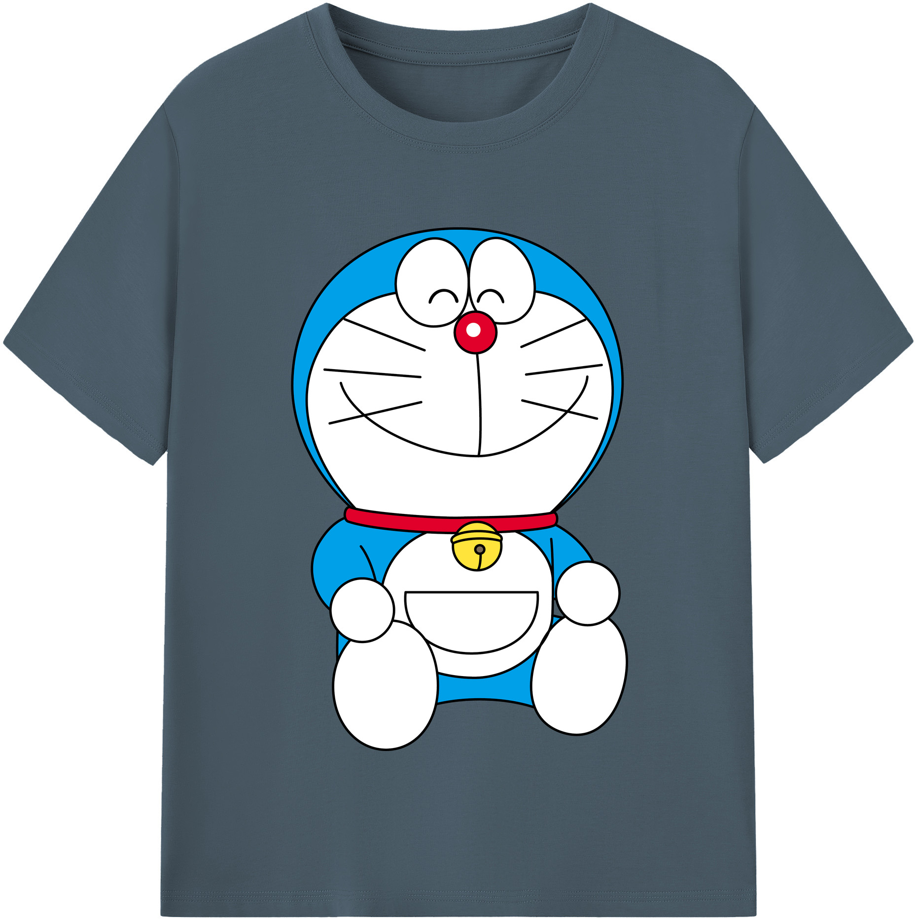 （画像用） ドラえもん Doraemon 綿100％半袖Tシャツ（フロントプリント）